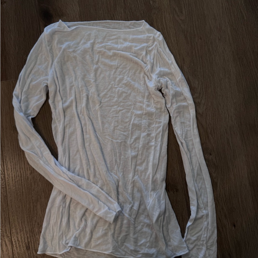 VIRAL KENDALL JENNER BOAT NECK White Long Sleeve